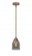 Innovations Lighting 288-1S-AC-G53 - Bell - 1 Light - 5 inch - Antique Copper - Cord hung - Mini Pendant