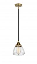  288-1S-BAB-G172 - Fulton - 1 Light - 7 inch - Black Antique Brass - Cord hung - Mini Pendant