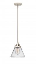  288-1S-PN-G42 - Cone - 1 Light - 8 inch - Polished Nickel - Cord hung - Mini Pendant