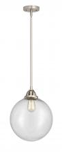 Innovations Lighting 288-1S-SN-G204-12-LED - Beacon - 1 Light - 12 inch - Brushed Satin Nickel - Cord hung - Mini Pendant