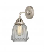 Innovations Lighting 288-1W-SN-G142-LED - Chatham - 1 Light - 7 inch - Brushed Satin Nickel - Sconce