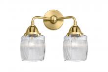  288-2W-SG-G302 - Colton - 2 Light - 14 inch - Satin Gold - Bath Vanity Light