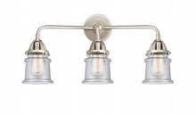  288-3W-PN-G184S - Canton - 3 Light - 23 inch - Polished Nickel - Bath Vanity Light