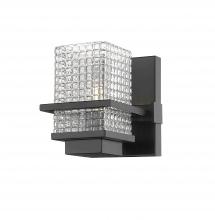  310-1W-BK-CL - Wellfleet - 1 Light - 5 inch - Black - Bath Vanity Light