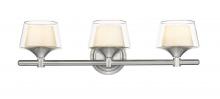 Innovations Lighting 311-3W-SN-CLW - Laguna - 3 Light - 24 inch - Satin Nickel - Bath Vanity Light