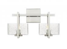 Innovations Lighting 312-2W-SN-CL-LED - Striate - 2 Light - 15 inch - Satin Nickel - Bath Vanity Light