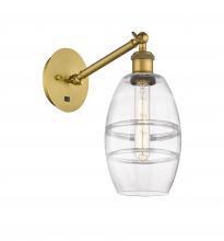  317-1W-BB-G557-6CL - Vaz - 1 Light - 6 inch - Brushed Brass - Sconce