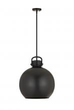  410-1SL-BK-M410-16BK - Newton Sphere - 1 Light - 16 inch - Matte Black - Pendant