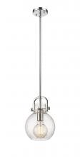  410-1SS-PN-G410-8SDY - Newton Sphere - 1 Light - 8 inch - Polished Nickel - Mini Pendant