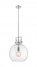  411-1SL-PN-G410-14CL - Newton Sphere - 1 Light - 14 inch - Polished Nickel - Pendant