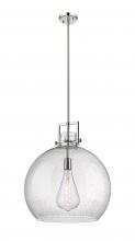  411-1SL-PN-G410-18SDY - Newton Sphere - 1 Light - 18 inch - Polished Nickel - Pendant