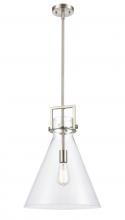  411-1SL-SN-G411-14CL - Newton Cone - 1 Light - 14 inch - Satin Nickel - Pendant