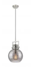 Innovations Lighting 411-1SM-SN-G410-10SM - Newton Sphere - 1 Light - 10 inch - Satin Nickel - Mini Pendant