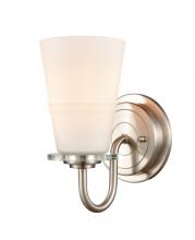 Innovations Lighting 421-1W-SN-W-LED - Scarlett - 1 Light - 5 inch - Satin Nickel - Bath Vanity Light