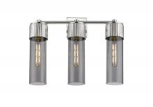  428-3W-PN-G428-12SM - Bolivar - 3 Light - 21 inch - Polished Nickel - Bath Vanity Light