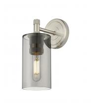 Innovations Lighting 434-1W-SN-G434-7SM - Crown Point - 1 Light - 5 inch - Satin Nickel - Sconce