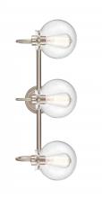 Innovations Lighting 437-3W-SN-G4374-LED - Olivia - 3 Light - 27 inch - Satin Nickel - Bath Vanity Light