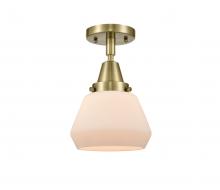 Innovations Lighting 447-1C-AB-G171-LED - Fulton - 1 Light - 7 inch - Antique Brass - Flush Mount