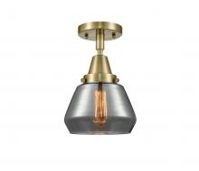 Innovations Lighting 447-1C-AB-G173 - Fulton - 1 Light - 7 inch - Antique Brass - Flush Mount