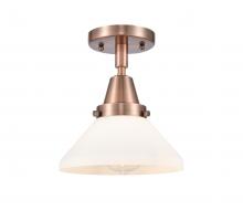  447-1C-AC-G4471 - Caden - 1 Light - 8 inch - Antique Copper - Flush Mount