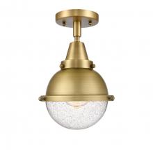 Innovations Lighting 447-1C-BB-HFS-64-BB-LED - Hampden - 1 Light - 7 inch - Brushed Brass - Flush Mount