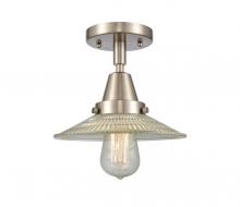  447-1C-SN-G2 - Halophane - 1 Light - 9 inch - Brushed Satin Nickel - Flush Mount