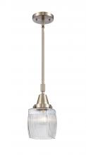 Innovations Lighting 447-1S-SN-G302-LED - Colton - 1 Light - 6 inch - Brushed Satin Nickel - Mini Pendant