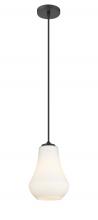  490-1P-BK-G571-7 - Fairfield - 1 Light - 7 inch - Matte Black - Cord hung - Mini Pendant