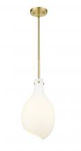  493-1S-SG-G551-9 - Norwalk - 1 Light - 9 inch - Satin Gold - Stem hung - Mini Pendant