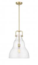  494-1S-SG-G594-14 - Haverhill - 1 Light - 14 inch - Satin Gold - Stem hung - Pendant