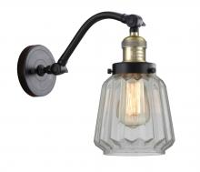  515-1W-BAB-G142 - Chatham - 1 Light - 7 inch - Black Antique Brass - Sconce