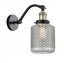  515-1W-BAB-G262 - Stanton - 1 Light - 6 inch - Black Antique Brass - Sconce