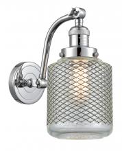  515-1W-PC-G262 - Stanton - 1 Light - 6 inch - Polished Chrome - Sconce