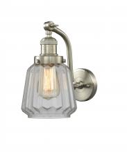 Innovations Lighting 515-1W-SN-G142-LED - Chatham - 1 Light - 7 inch - Brushed Satin Nickel - Sconce