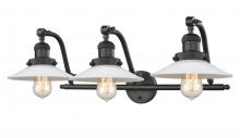 Innovations Lighting 515-3W-OB-G1-LED - Halophane - 3 Light - 28 inch - Oil Rubbed Bronze - Bath Vanity Light