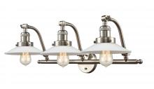 Innovations Lighting 515-3W-SN-G1-LED - Halophane - 3 Light - 28 inch - Brushed Satin Nickel - Bath Vanity Light