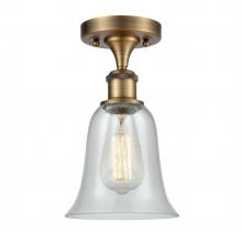 Innovations Lighting 516-1C-BB-G2812-LED - Hanover - 1 Light - 6 inch - Brushed Brass - Semi-Flush Mount