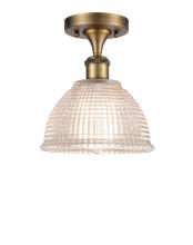  516-1C-BB-G422 - Arietta - 1 Light - 8 inch - Brushed Brass - Semi-Flush Mount