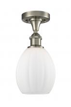 Innovations Lighting 516-1C-SN-G81-LED - Eaton - 1 Light - 6 inch - Brushed Satin Nickel - Semi-Flush Mount