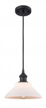 Innovations Lighting 516-1P-BK-G131-LED - Orwell - 1 Light - 8 inch - Matte Black - Cord hung - Mini Pendant