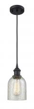 Innovations Lighting 516-1P-BK-G259 - Caledonia - 1 Light - 5 inch - Matte Black - Cord hung - Mini Pendant