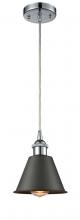 Innovations Lighting 516-1P-PC-M8-OB-LED - Smithfield - 1 Light - 7 inch - Polished Chrome - Cord hung - Mini Pendant