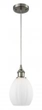 Innovations Lighting 516-1P-SN-G81-LED - Eaton - 1 Light - 6 inch - Brushed Satin Nickel - Cord hung - Mini Pendant