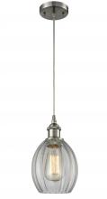 Innovations Lighting 516-1P-SN-G82-LED - Eaton - 1 Light - 6 inch - Brushed Satin Nickel - Cord hung - Mini Pendant