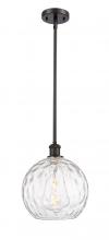  516-1S-OB-G1215-10 - Athens Water Glass - 1 Light - 10 inch - Oil Rubbed Bronze - Mini Pendant