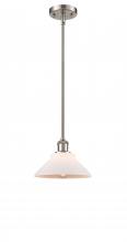 Innovations Lighting 516-1S-SN-G131-LED - Orwell - 1 Light - 8 inch - Brushed Satin Nickel - Mini Pendant