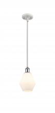  516-1S-WPC-G651-6 - Cindyrella - 1 Light - 6 inch - White Polished Chrome - Mini Pendant