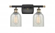 Innovations Lighting 516-2W-BAB-G2511-LED - Caledonia - 2 Light - 15 inch - Black Antique Brass - Bath Vanity Light