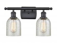 Innovations Lighting 516-2W-BK-G259-LED - Caledonia - 2 Light - 15 inch - Matte Black - Bath Vanity Light