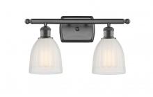  516-2W-OB-G441 - Brookfield - 2 Light - 16 inch - Oil Rubbed Bronze - Bath Vanity Light